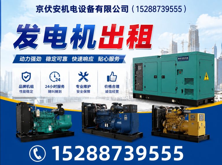 益阳柴油发电机组出租展示图