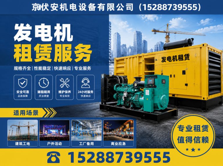 益阳静音发电车租赁展示图